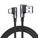 UGREEN Right Angle USB-A to USB-C Cable 2m (Space Gray)