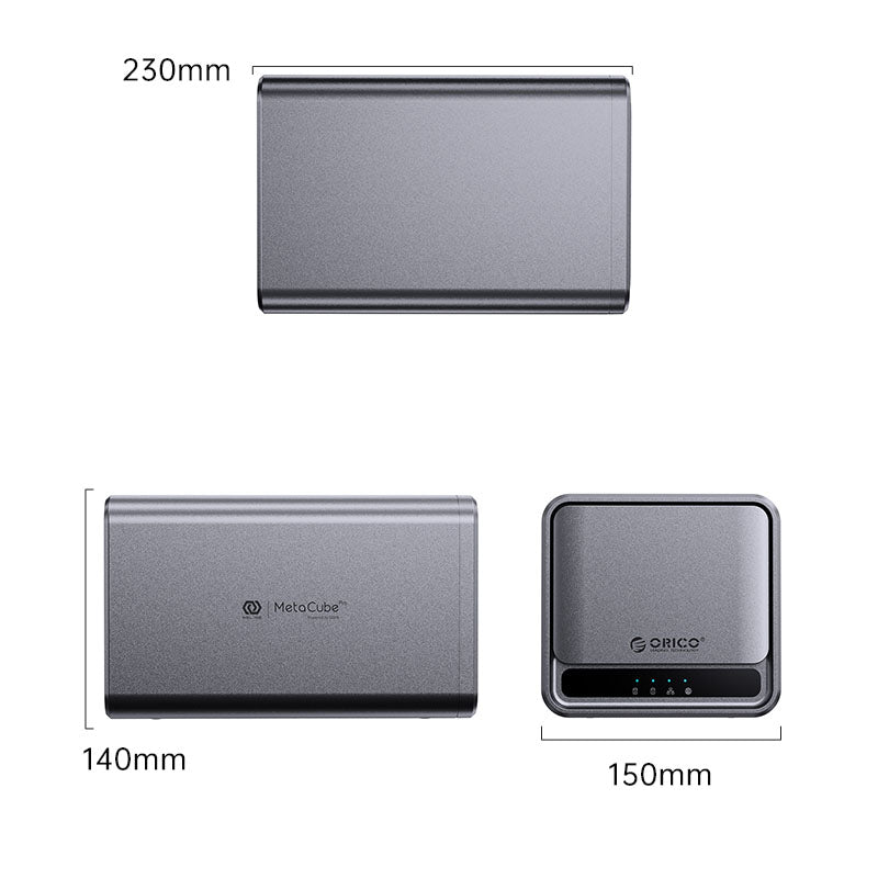 [85964] ORICO NAS MetaCube (2-Bay) Private Cloud Storage Image 
