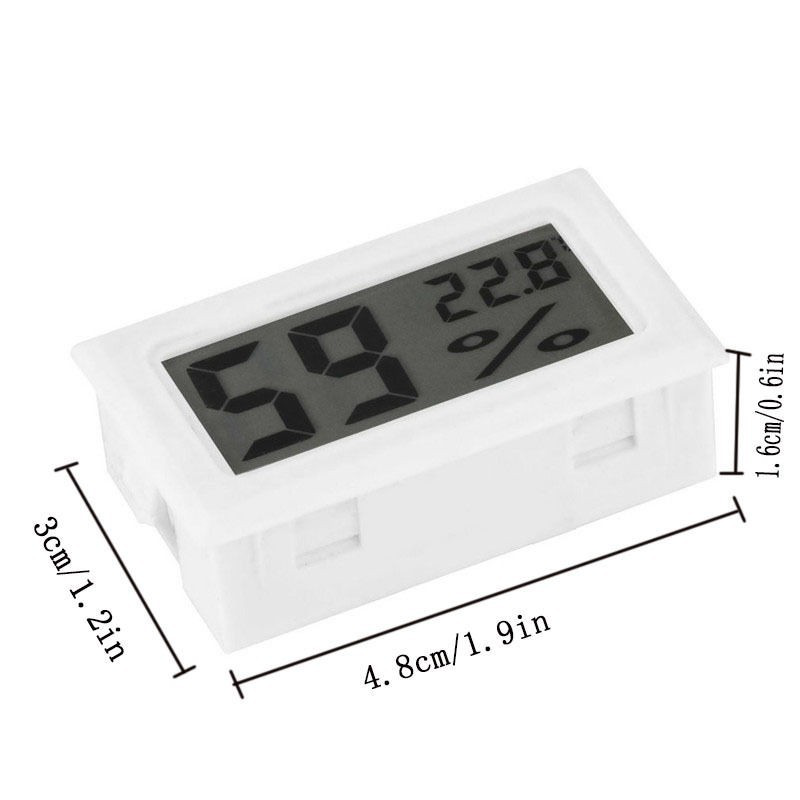 [85876] Digital LCD Thermometer Hygrometer With Probe Temperature Humidity Gauge Image 