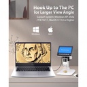 [83167] LCD Digital Microscope 50X-2000X Magnification Zoom HD 5 Megapixels with USB and 8 Adjustable LED Light Video Camera Microscope Image 