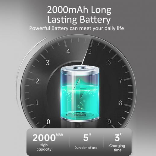 [83167] LCD Digital Microscope 50X-2000X Magnification Zoom HD 5 Megapixels with USB and 8 Adjustable LED Light Video Camera Microscope Image 