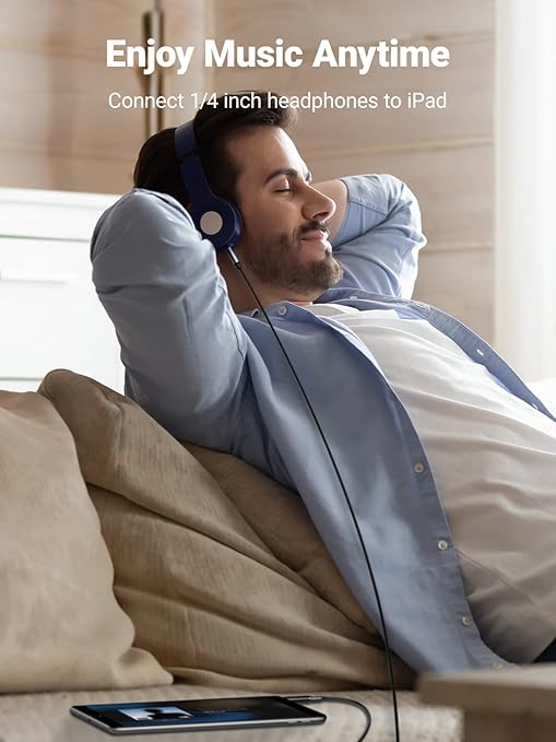 [85801] UGREEN 3.5mm Male to 6.35mm Female Adapter Image 