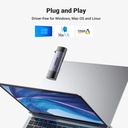 [81715] UGREEN USB-C +USB-A To TF/SD 3.0 Card Reader Image 