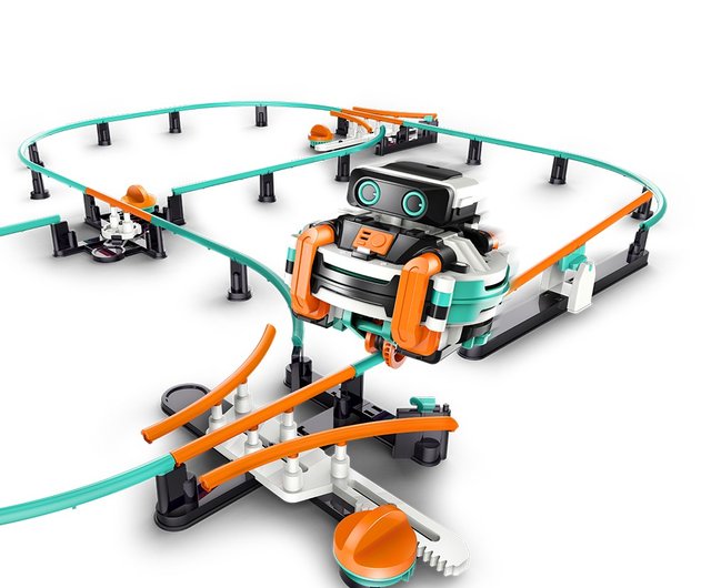 [85708] Proskit Wabo The Robot Monorail Race Track Science Kit Age Image 