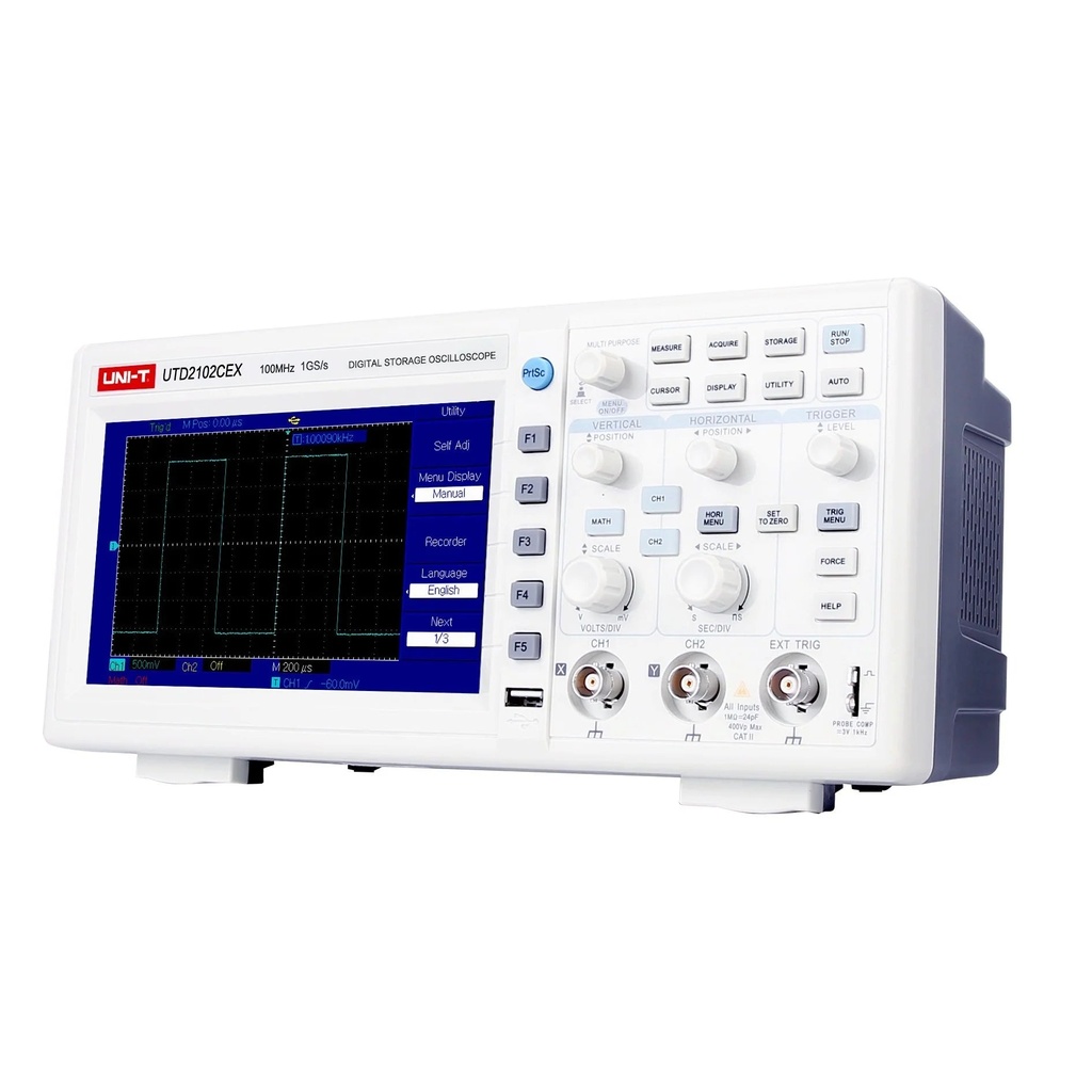 [85714] Uni-T Digital Oscilloscopes (100mhz band, 2 Channel) Image 