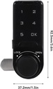 [85572] Smart Electronic Deadbolt Lock - 20mm Image 