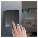 [85424] CACAZI Wireless Doorbell CR2032 Battery Powered, Waterproof 300M With Remote  UK Plug, 1 Button & 1 Receiver Image 