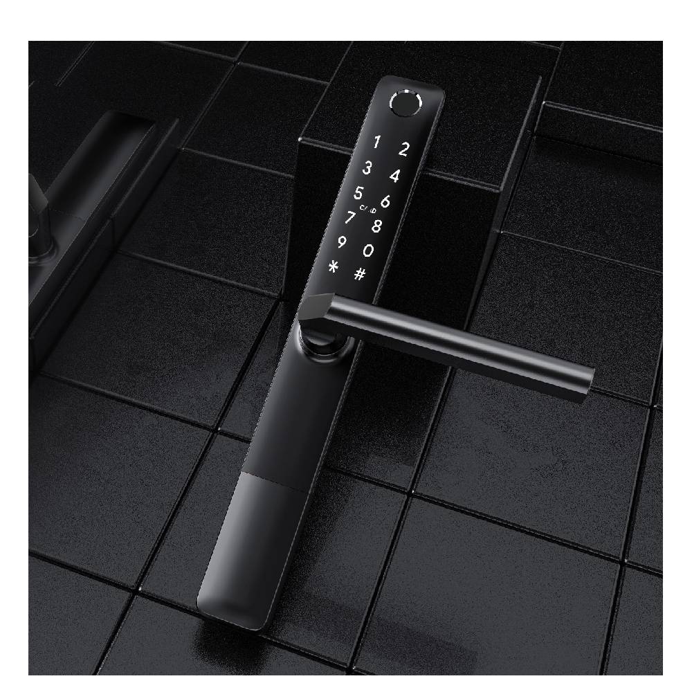 [85385] LILIWISE Ultra Slim Smart Door lock Aluminium Door, Fingerprint, RFID, WiFi with Mechanical Keys (3585 mortise) Image 
