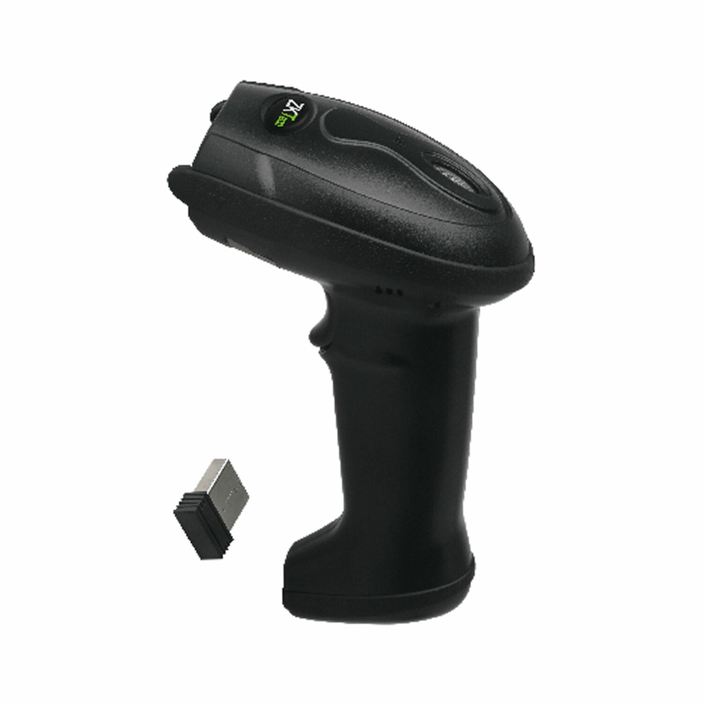 [85020] ZKTECO Wireless Handheld 1D Barcode Scanner with USB Dongle Image 