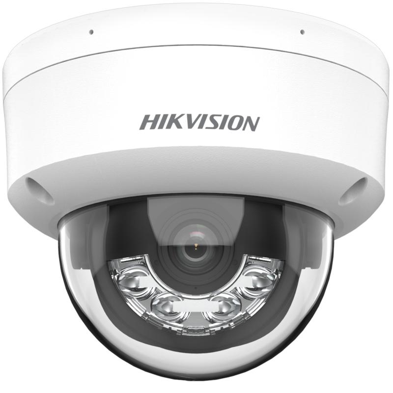 [84907] Hikvision 4 MP Smart Hybrid Light Fixed Dome Network Camera Image 