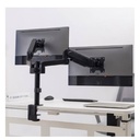 [83662] Dual Screen Desk Mount Gas Spring Monitor arm With – 17”-35” ,11kg Image 