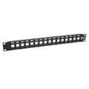 [83675] 16 Port Patch panel (Suitable for RJ45Keystone Jack) Image 