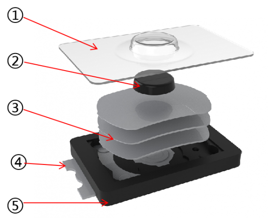 [83519] SMD 2.*3*0.58mm 12VDC 50mA Tact Switch - KAN2341 Image 
