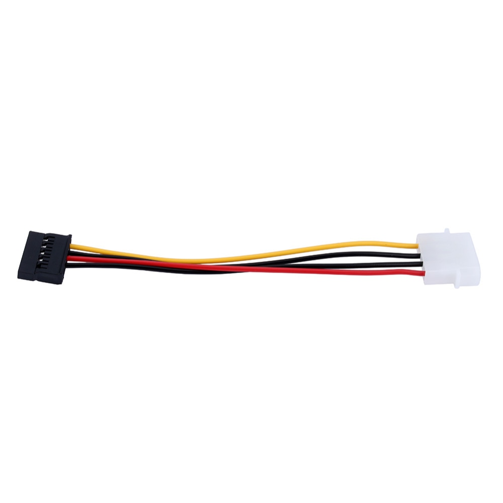 [61435] 20CM Molex 4 Pin IDE to SATA 15 Pin HDD Power Adapter Male to female Cable Image 