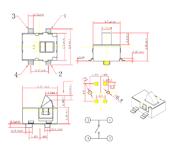 [83575] Detector Switch KAM4736K Image 