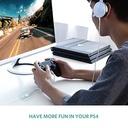 3.5mm Male to Dual 3.5mm Female Headset Splitter White