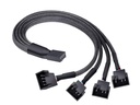 [83595] PWM Fan Splitter Cable Hub 1 to 4 Power adapter Image 