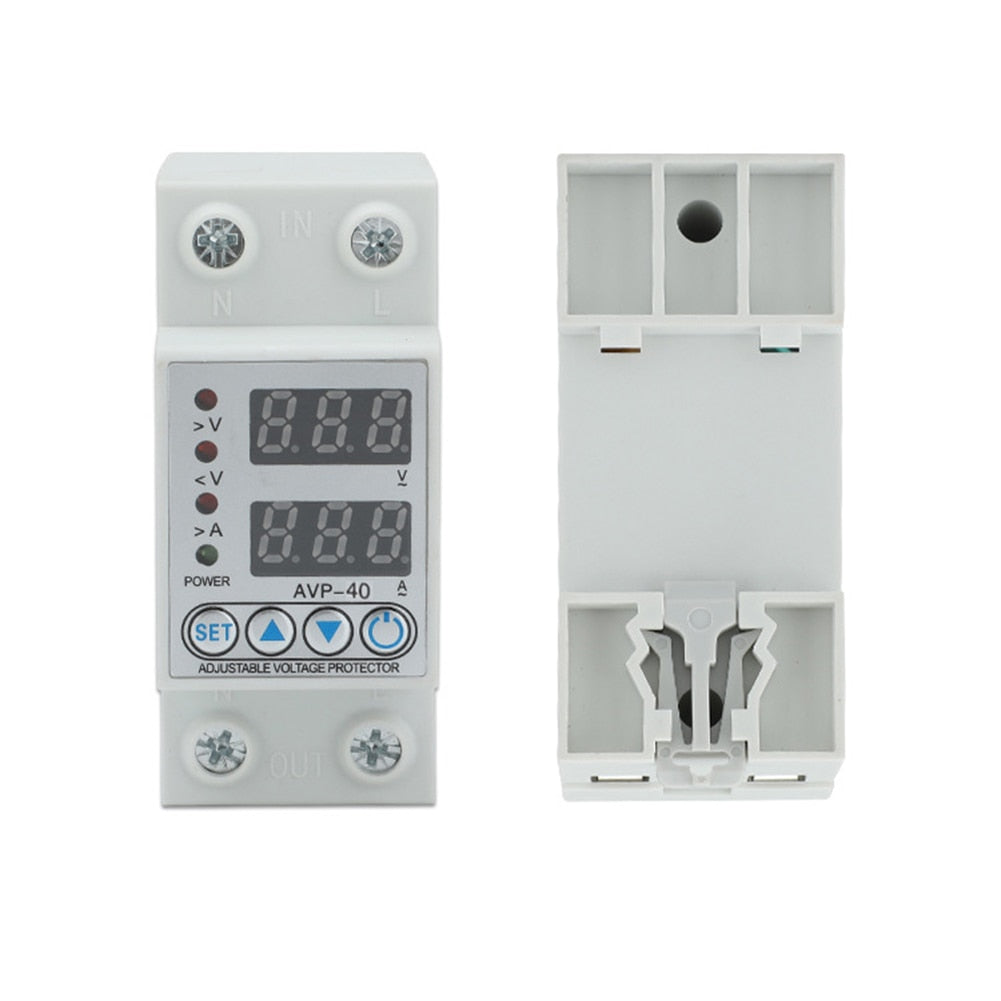 [83481] AVR-XX Dual Display Adjustable Voltage and Over-current Protection Relay 63A Image 