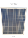 [80646] poly solar panel 160W, 18Vmp Image 