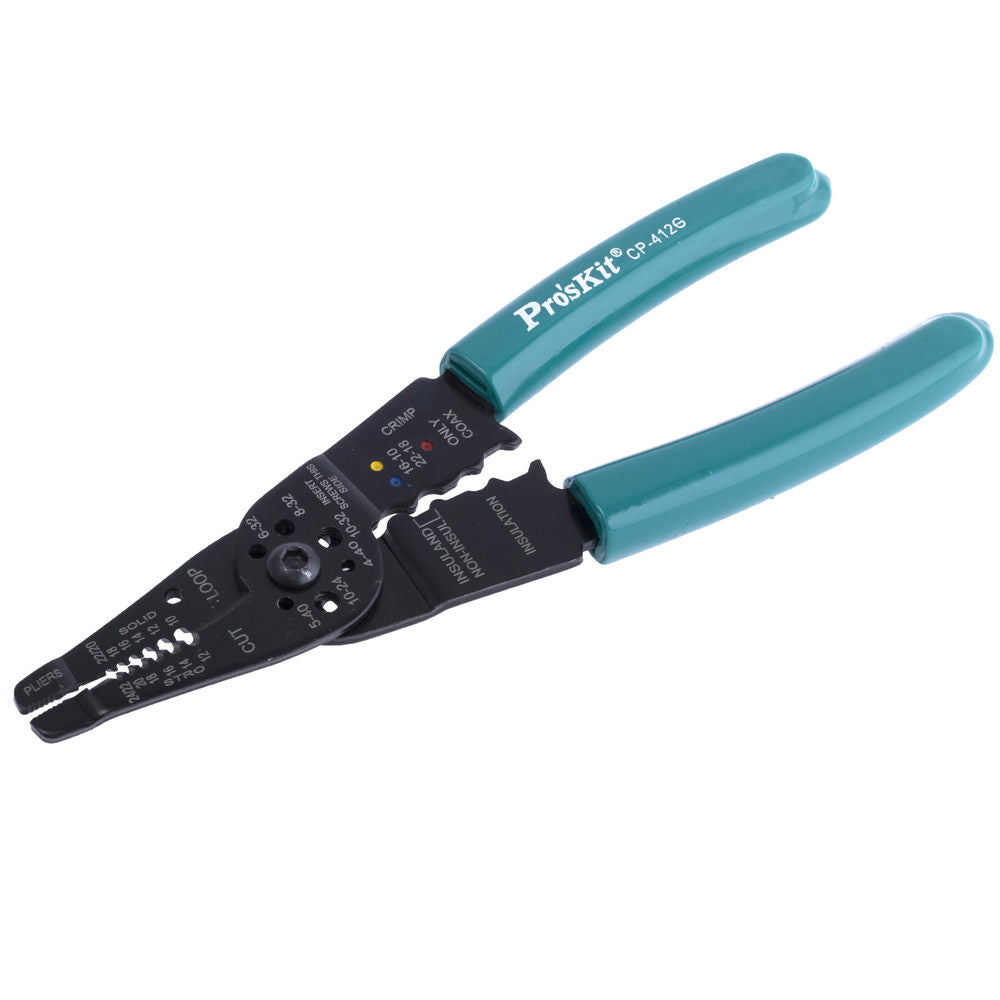 [61776] Heavy Duty Wire Strippers / Crimpers - 8" Image 