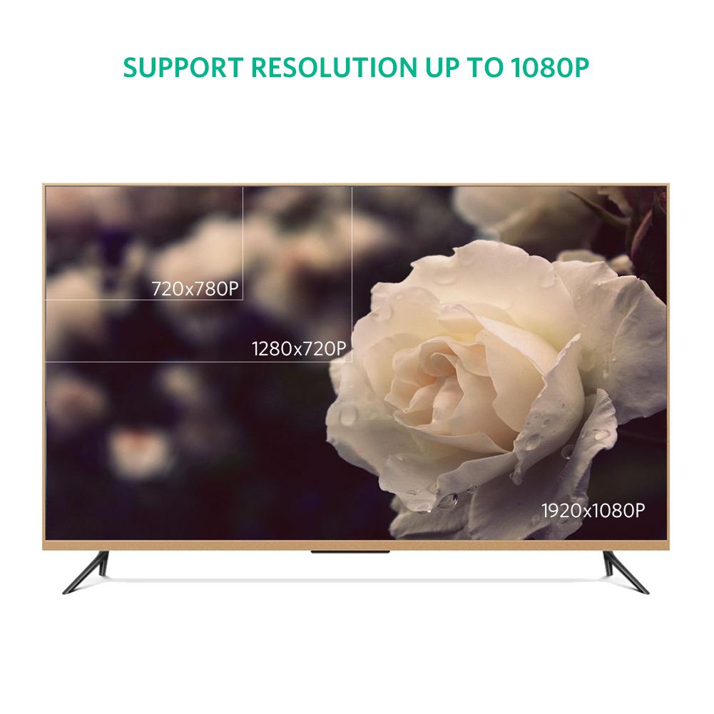 [82142] UGREEN VGA Male to Male Cable 1m (Black) Image 