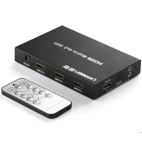 [82129] UGREEN 4x2 HDMI Matrix Switch Box Image 