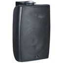 [82038] 6"+1.5" Two way wall mounted speaker, 5W-10W-20W-40W@100V+8ohm, ABS body, metal grille, metal brackett, black Image 