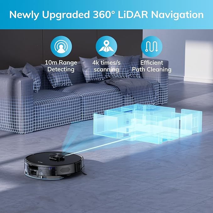 [85453] ILife A20 LiDAR Navigation Robot Vacuum Image 