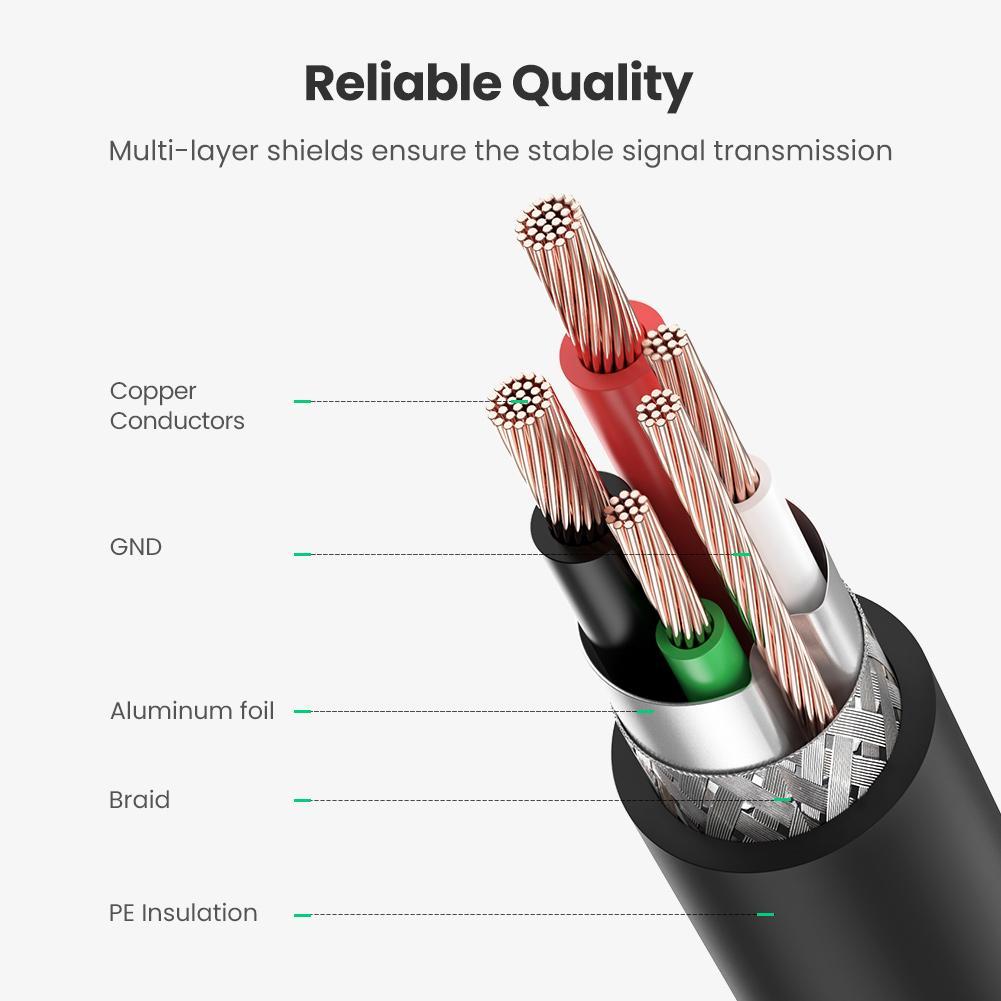 [80268] UGREEN USB 2.0 A Male to B Male printer cable - 3M Image 