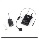 [83933] LWM-3122 Portable Wireless Tie Clip Microphone , 50m Distance, 80-12500hHz Frequency Range, AC 220V, 6.5mm Mono Image 