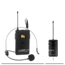 [83933] LWM-3122 Portable Wireless Tie Clip Microphone , 50m Distance, 80-12500hHz Frequency Range, AC 220V, 6.5mm Mono Image 