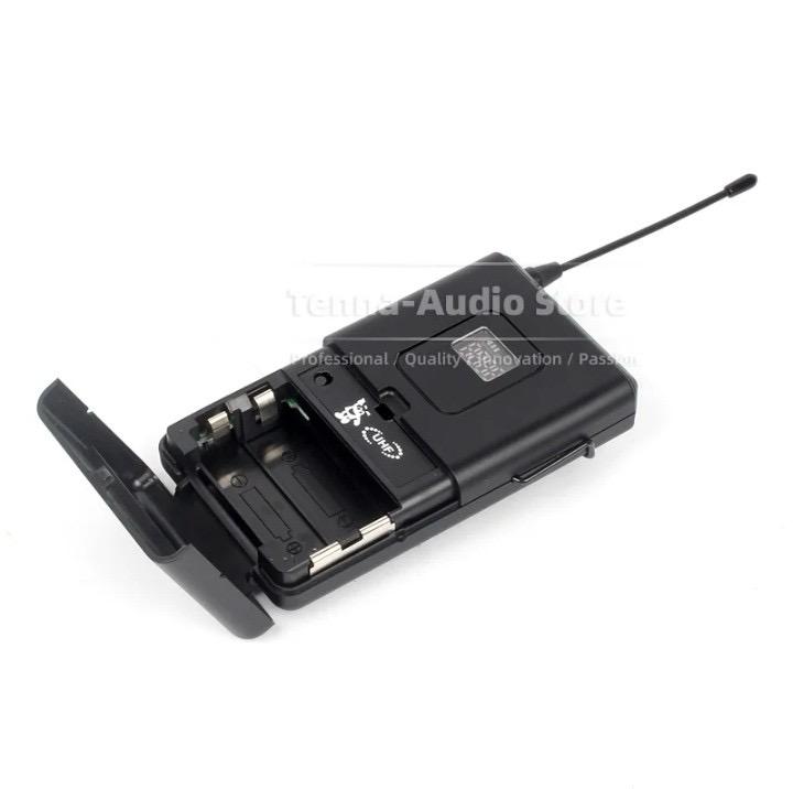 [83933] LWM-3122 Portable Wireless Tie Clip Microphone , 50m Distance, 80-12500hHz Frequency Range, AC 220V, 6.5mm Mono Image 