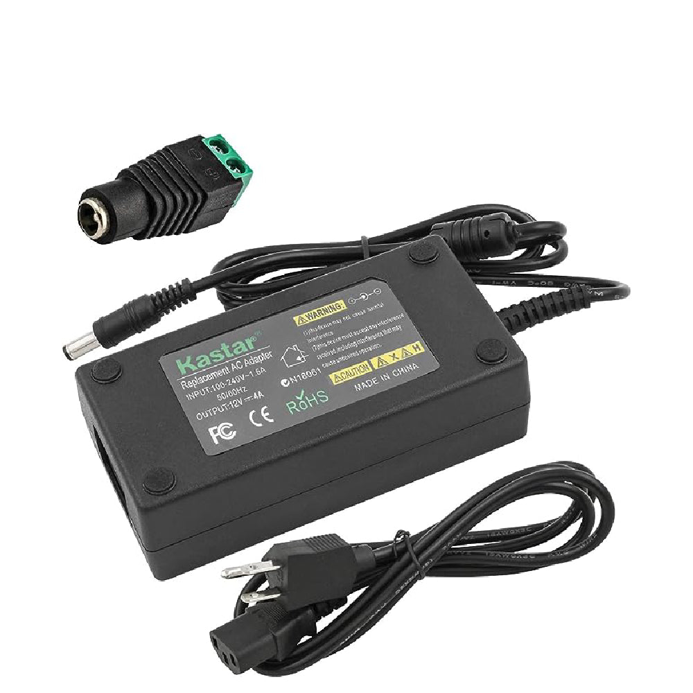 [84490] LCD 5.5 × 2.5mm 12V 4A Adapter Image 