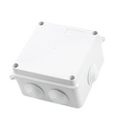 [84485] 100x100x70mm IP65 Waterproof Electrical Junction Square Box, 9 Holes - 25mm Image 