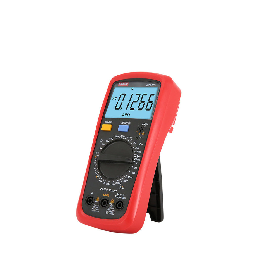 [82718] UNI-T UT39E+ Digital Multimeter Uni t 20A 1000V AC DC Handheld Multimetro True Rms Tester With 2000µF Capacitance Measurement Image 