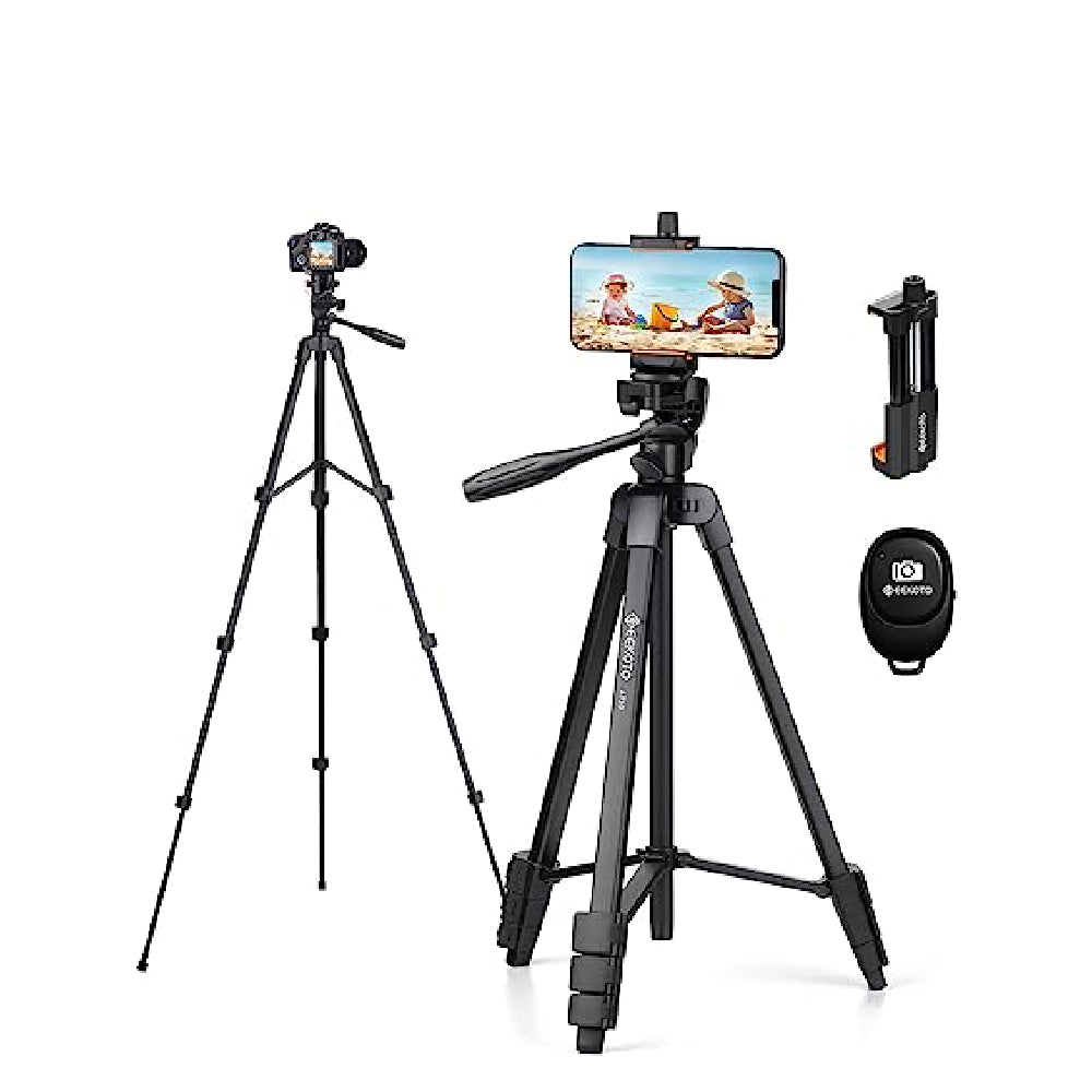 [84346] Aluminum Adjustable Tripod For Phones - 55” Image 