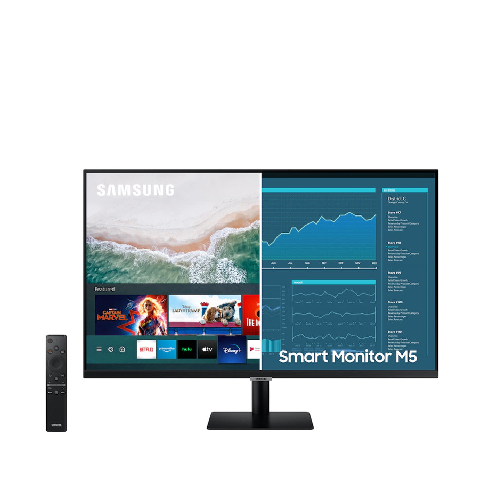 [84269] Samsung 32 inch Smart Monitor 32BM500 FHD Flat Monitor Image 