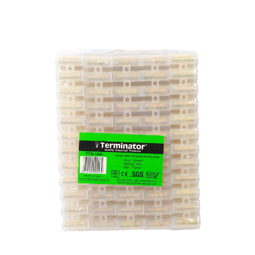 [84317] Terminal Connector Blocks 16A (12mm12 Terminals Per Strip X 10 Strips) Image 