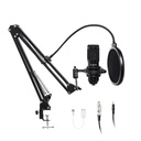 [84155] USB Condenser Microphone for Computer, Great for Gaming, Podcast, LiveStreaming, YouTube Image 