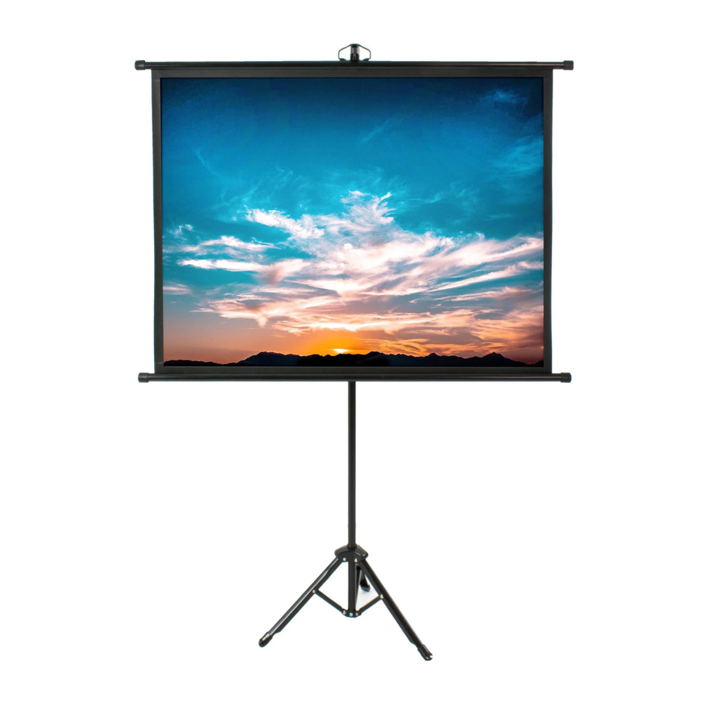 [83853] Tripod Projector Screen - 65" x 50" Image 