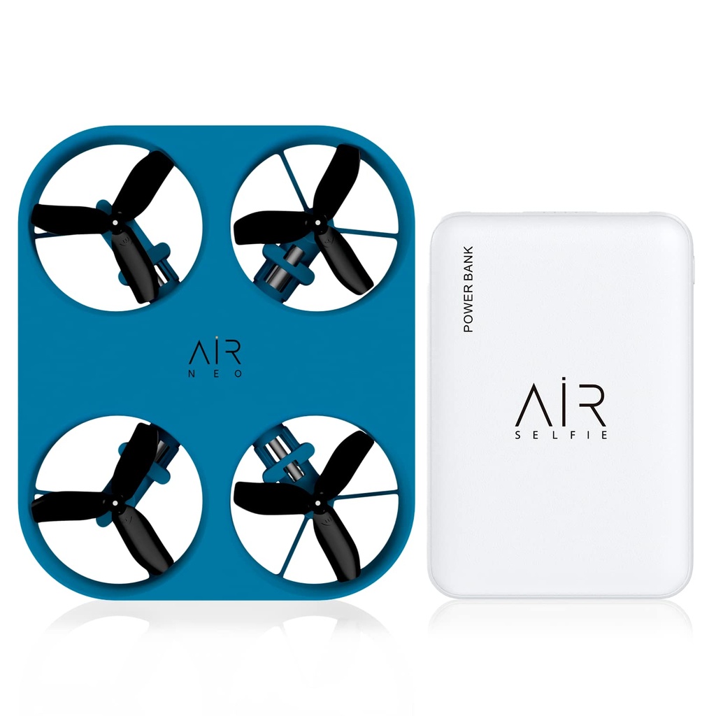 [83803] AIR NEO 12 MP FHD 1080p Airselfie Selfie Pocket Drone - Blue Image 