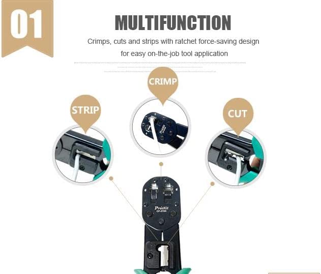 [83470] End Pass Through Professional Crimper Image 