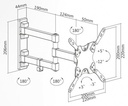 [82592] Superior TV Wall Mount 13-42 Full Motion Extra Slim Image 