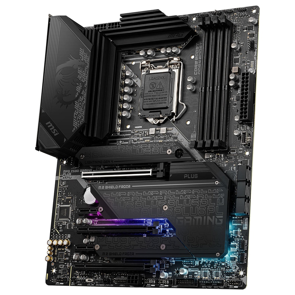 [83285] MSI MPG Z590 Gaming Plus Gaming Motherboard (ATX, 11th/10th Gen Intel Core, LGA 1200 Socket) Image 