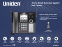 [83026] Uniden AT4801 4-Line Small Business Phone System Image 