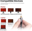 [82979] VANKY Mini Display Male to Male Cable 2M, 4K 60Hz Compatible with MacBook Pro/Air. Image 