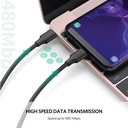 [82907] UGREEN USB-C 2.0 M/M Cable 2m (Black) Image 