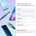 [82896] UGREEN Round USB-C Audio Cable 3.5mm M/M Aluminum Shell 1m (Deep Gray) Image 