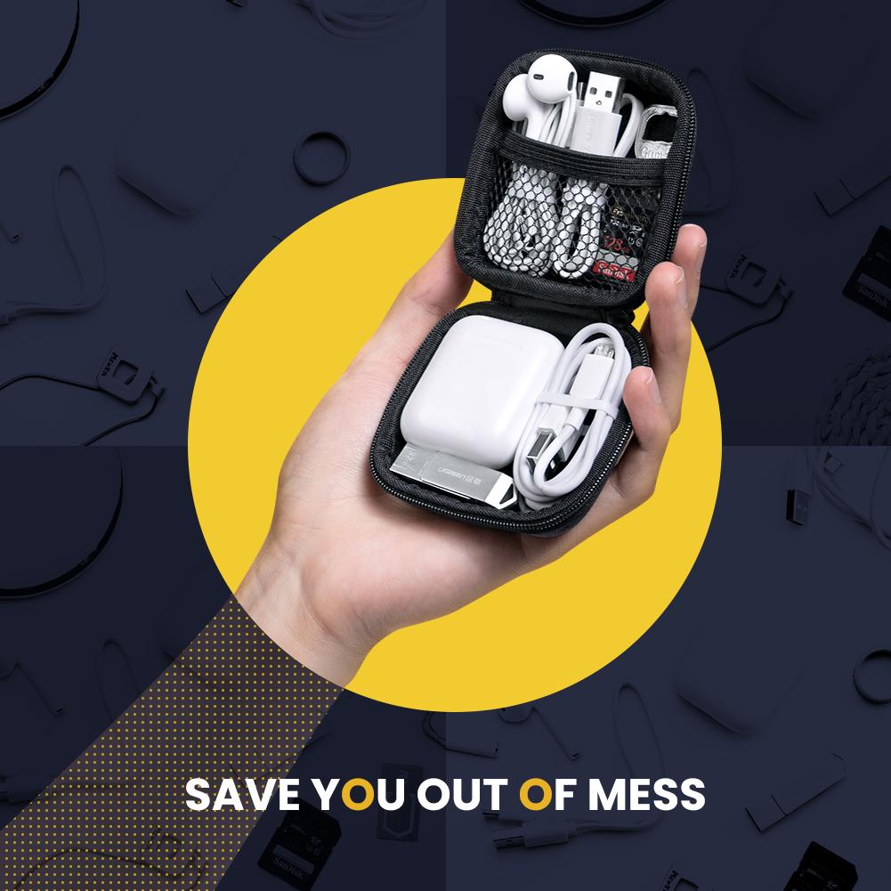 [82900] UGREEN Headset Storage Bag (Black) Image 