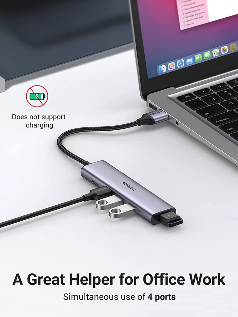 [82870] UGREEN USB 3.0 to 4*USB 3.0 Hub Image 